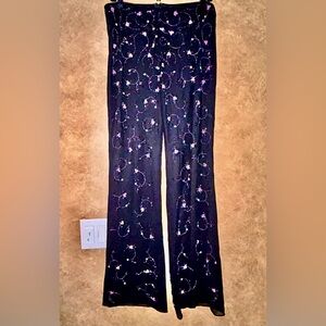 NWT Laundry beaded pink rosettes evening pants